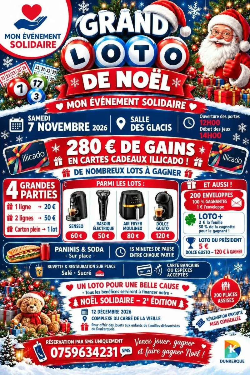 Mon Loto Solidaire 2026 - Édition Noël